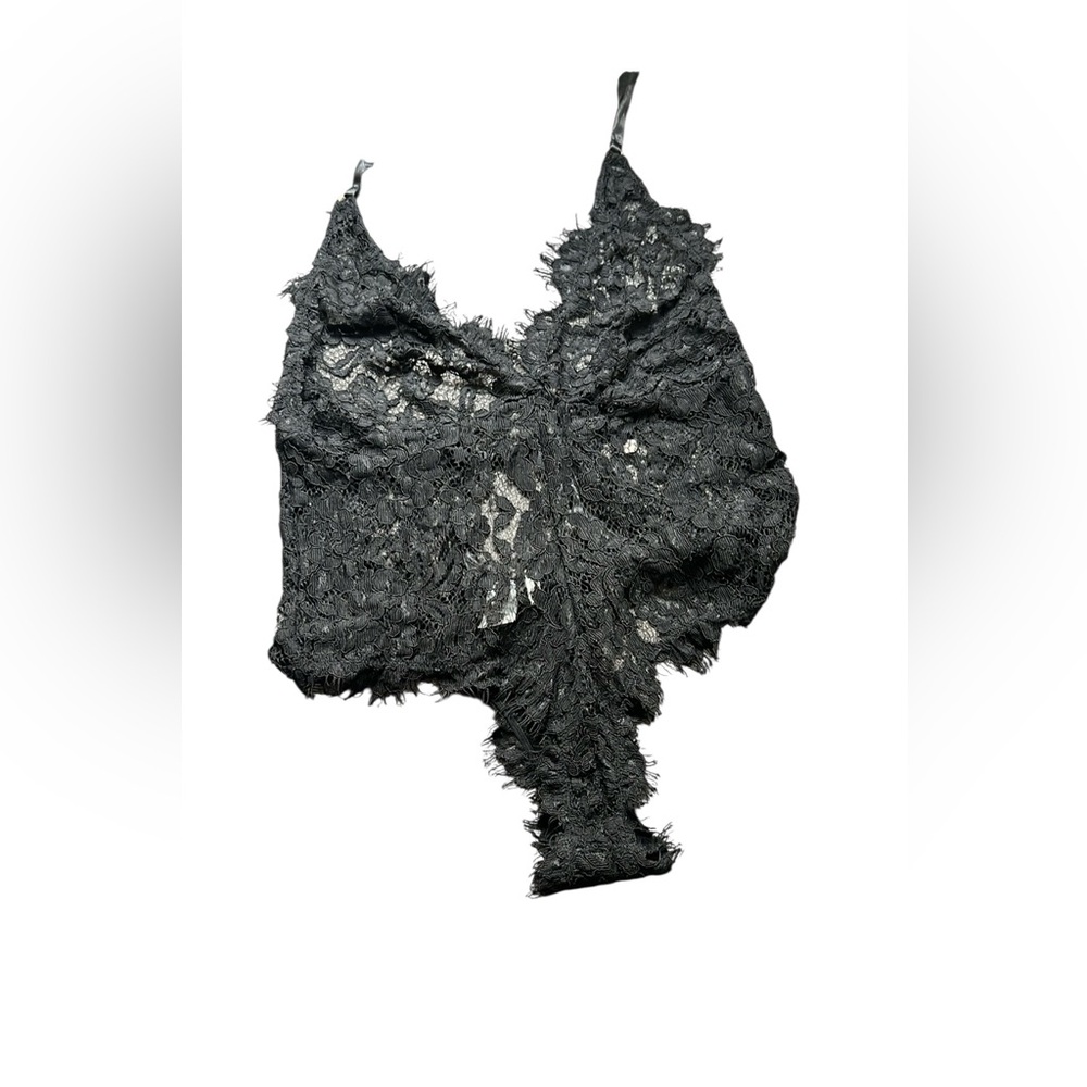 Lulu's Black Lace Intimate Top